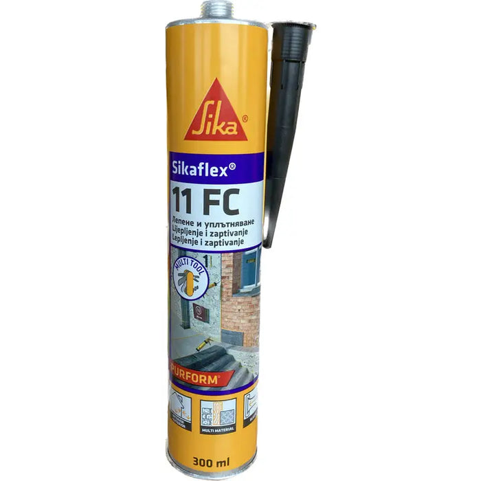 UNIVERSAL PU ADHESIVE SIKA SIKAFLEX-11FC PURFORM BLACK - Полимерни и монтажни лепила<<<Уплътнители и фуги<<<Строителни