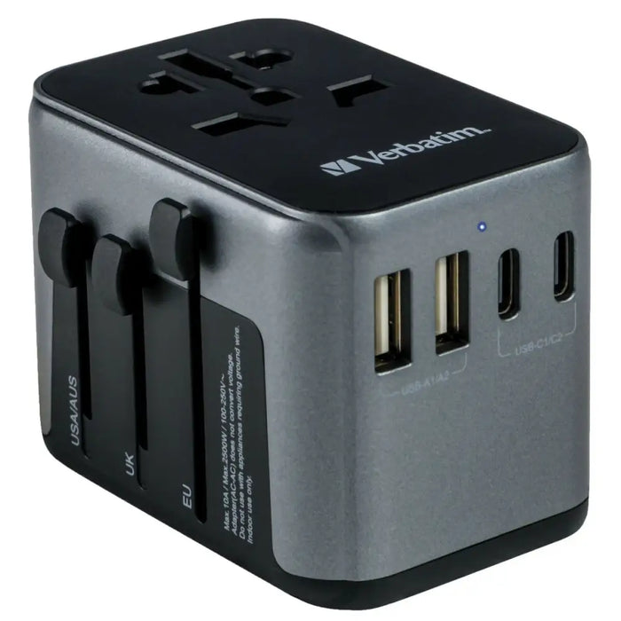 Universal Travel Power Adapter Verbatim UTA-04 - Компютър Кабели и адаптери<<<Компютри| Електроника<<<BigBuy&&&USB