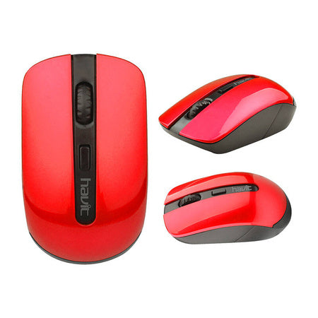 Universal wireless mouse Havit MS989GT (black&red) - Wireless<<<Mice<<<Gaming<<<InnproXML