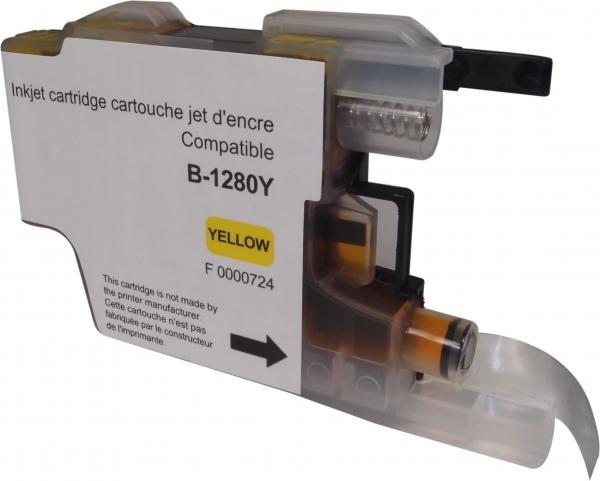 Inkjet UPRINT LC1280XL/1240 BROTHER, Yellow