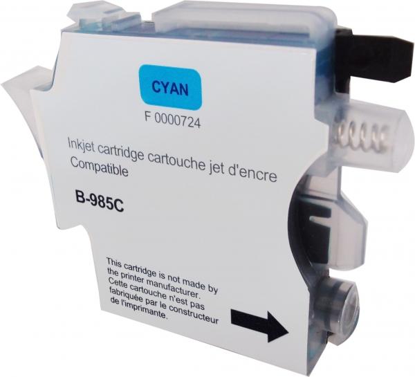 Ink cartridge UPRINT LC985, BROTHER, Cyan
