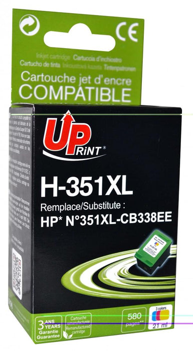 Ink cartridge UPRINT CB338EE HP, Cyan/Magenta/Yellow, N 351 XL