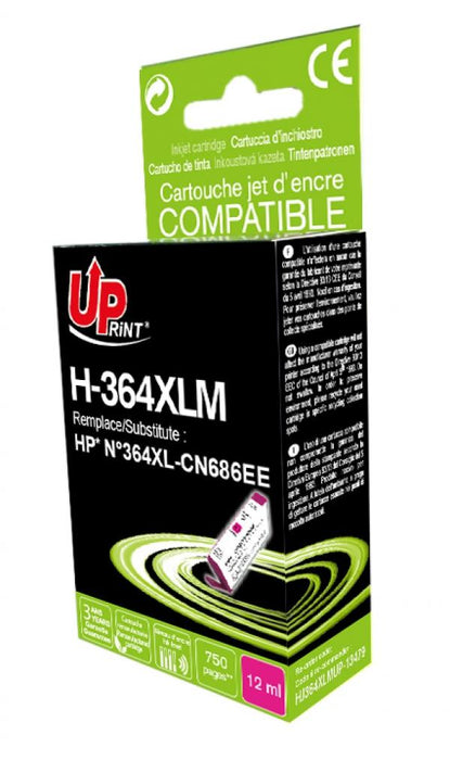 UPRINT CN686 HP No. 364XL ink cartridge, Magenta