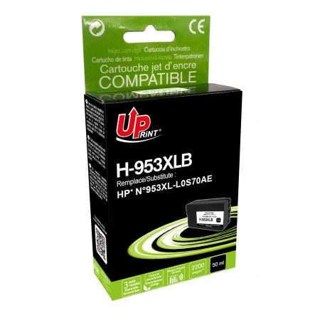 Ink bottle UPRINT L0S70AE, HP 953XL, OfficeJet Pro 8210/8710/7720, 50 ml, Black