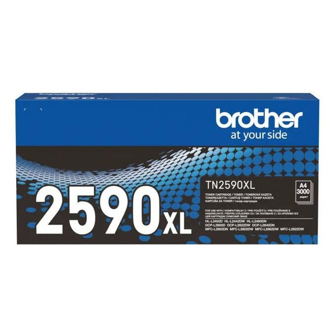 Toner cartridge BROTHER TN2590XL, HL-L2402/L2442/L2460/ L2600/ L2640 /MFC- L2802/ L2862/ L2922, 3000k.