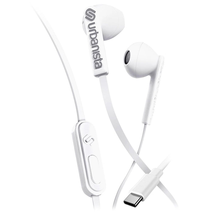 URBANISTA USB-C Headphones with mic impedance 32 Ohm 20-20000 Hz Button controls white