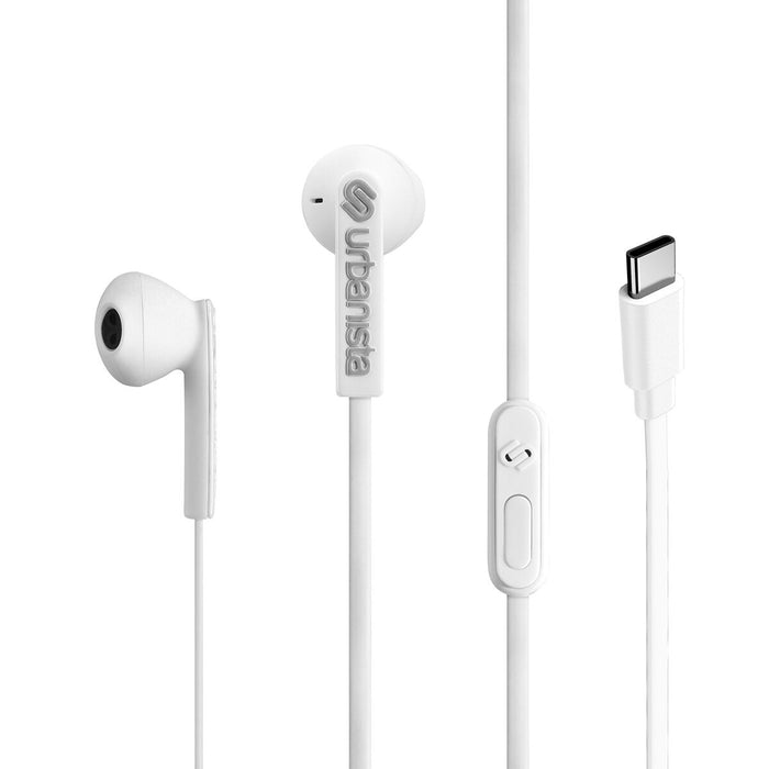 URBANISTA USB-C Headphones with mic impedance 32 Ohm 20-20000 Hz Button controls white
