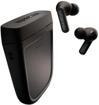 URBANISTA PHOENIX earphones Soral charging Hybrid active noise cancelling Playtime 8 hours Water resistant IPX4 black