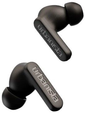 URBANISTA PHOENIX earphones Soral charging Hybrid active noise cancelling Playtime 8 hours Water resistant IPX4 black