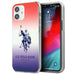 US Polo Assn. Gradient Pattern Collection iPhone 12 mini Case - Red and Blue - Cell phone cases and covers<<<HurtelXML