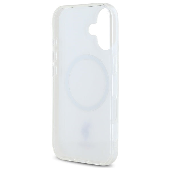 US Polo IML Ring MagSafe iPhone 16 Case - White