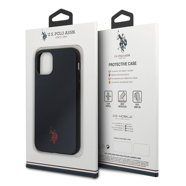 US Polo Assn. Polo Type Collection iPhone 11 Pro Max Case - Navy Blue