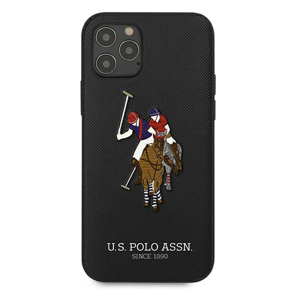 US Polo USHCP12MPUGFLBK iPhone 12/12 Pro 6.1" black/black Polo Embroidery Collection