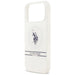 US Polo DH and Bottom Stripe Logo MagSafe Case for iPhone 17 Pro Max - White - Cell phone cases and covers<<<HurtelXML