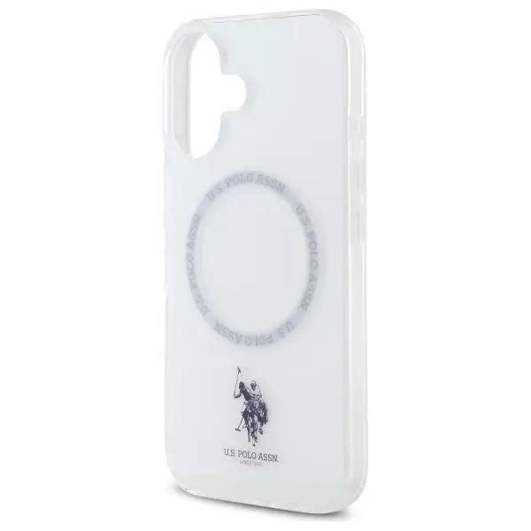 US Polo IML Ring MagSafe iPhone 16 Case - White - Cell phone cases and covers<<<HurtelXML