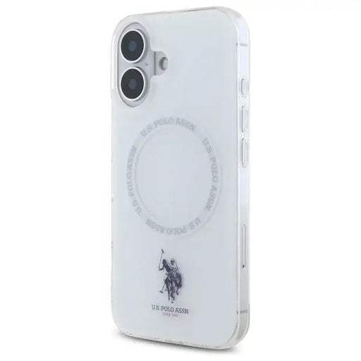 US Polo IML Ring MagSafe iPhone 16 Case - White - Cell phone cases and covers<<<HurtelXML