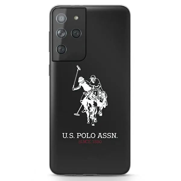 US Polo Shiny Big Logo Case for Samsung Galaxy S21 Ultra - Black - Cell phone cases and covers<<<HurtelXML