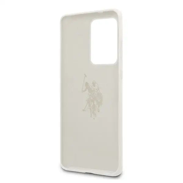US Polo Silicone Collection Case for Samsung Galaxy S20 Ultra - White - Cell phone cases and covers<<<HurtelXML