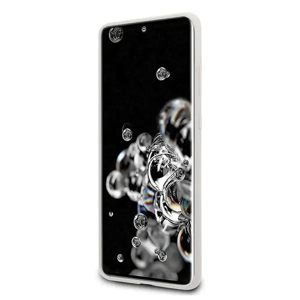 US Polo Silicone Collection Case for Samsung Galaxy S20 Ultra - White - Cell phone cases and covers<<<HurtelXML