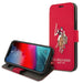 US Polo USFLBKP12SPUGFLRE iPhone 12 mini 5,4’’ czerwony/red book Polo Embroidery Collection - Cell phone cases