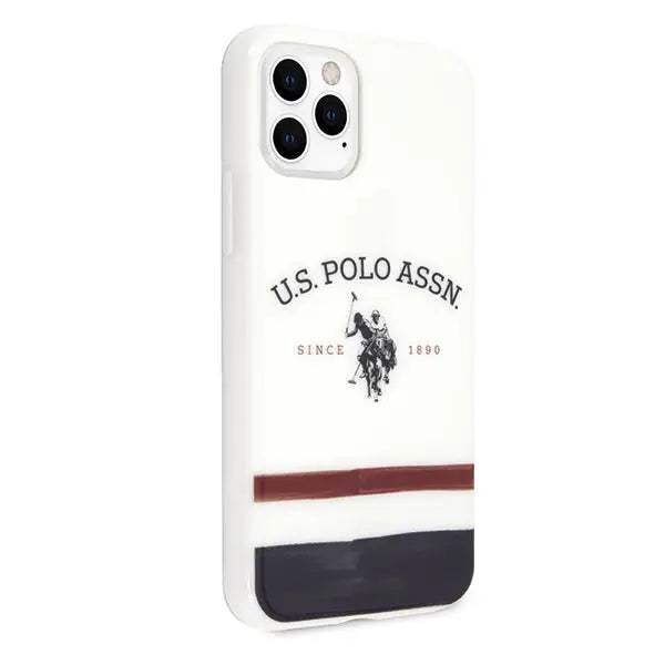 US Polo USHCN58PCSTRB iPhone 11 Pro biały/white Tricolor Pattern Collection - Cell phone cases and covers<<<HurtelXML