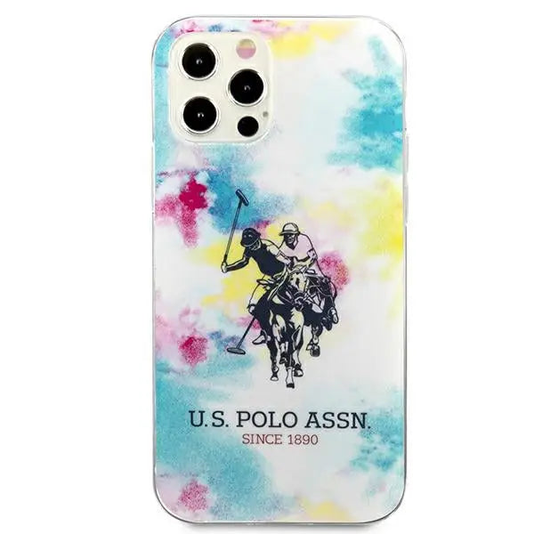 US Polo USHCP12LPCUSML iPhone 12 Pro Max 6,7’’ multicolor Tie & Dye Collection - Cell phone cases and covers<<<HurtelXML