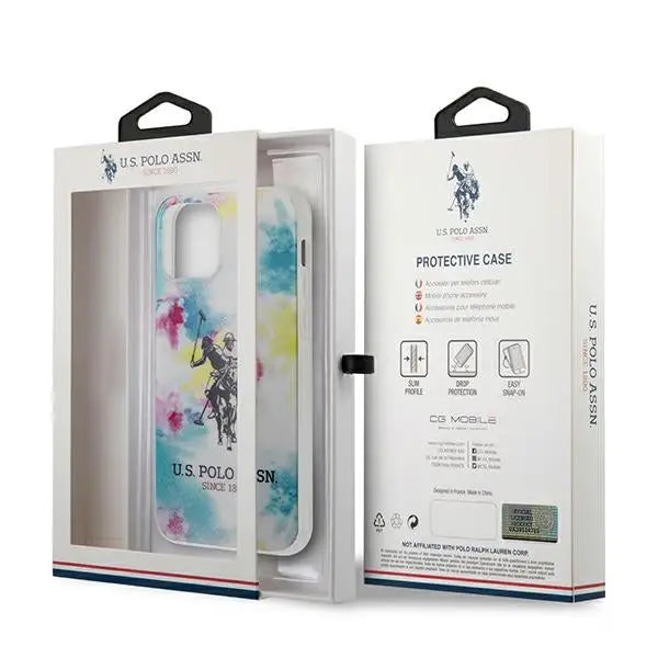 US Polo USHCP12LPCUSML iPhone 12 Pro Max 6,7’’ multicolor Tie & Dye Collection - Cell phone cases and covers<<<HurtelXML