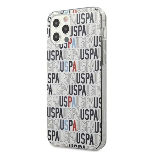 US Polo USHCP12LPCUSPA6 iPhone 12 Pro Max 6,7’’ biały/white Logo Mania Collection - Cell phone cases