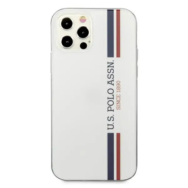 US Polo USHCP12LPCUSSWH iPhone 12 Pro Max 6,7’’ biały/white Tricolor Collection - Cell phone cases