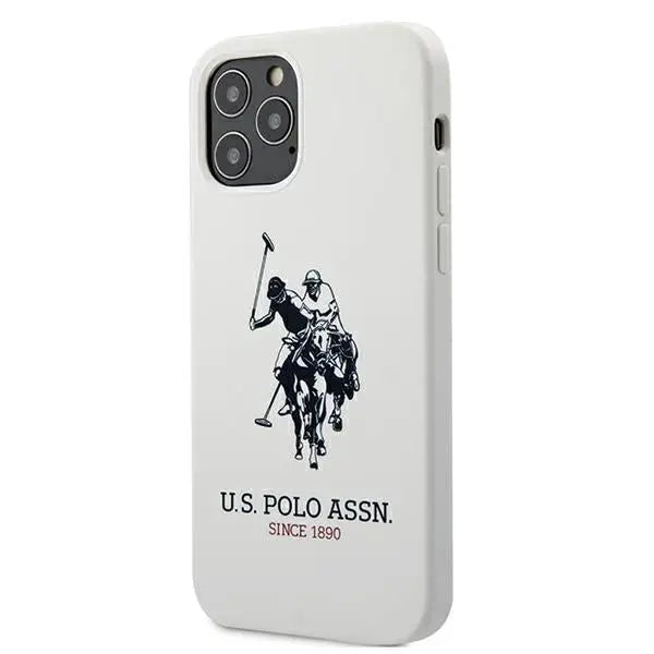 US Polo USHCP12LSLHRWH iPhone 12 Pro Max 6.7’’ white/white Silicone Collection - Cell phone cases and covers<<<HurtelXML