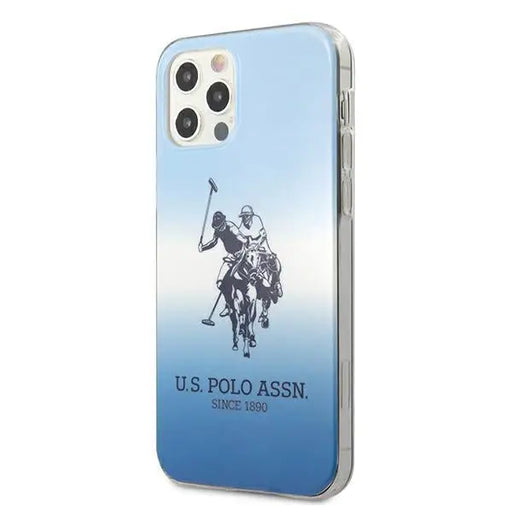 US Polo USHCP12MPCDGBL iPhone 12/12 Pro 6,1’’ niebieski/blue Gradient Collection - Cell phone cases