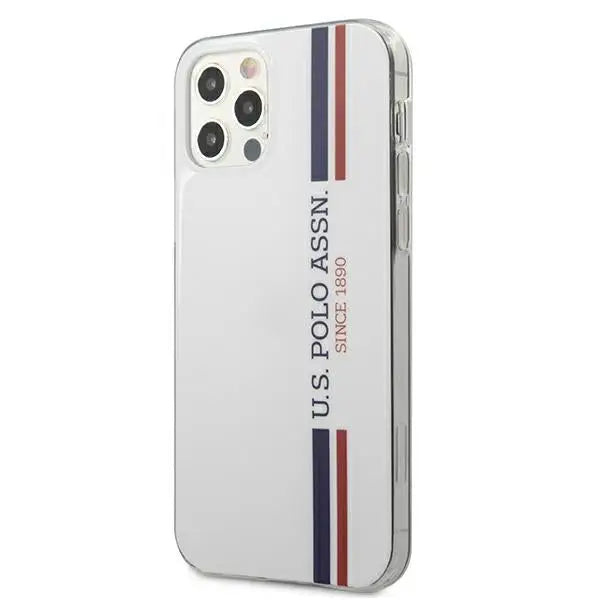 US Polo USHCP12MPCUSSWH iPhone 12/12 Pro 6,1’’ biały/white Tricolor Collection - Cell phone cases and covers<<<HurtelXML