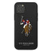 US Polo USHCP12MPUGFLBK iPhone 12/12 Pro 6.1’’ black/black Polo Embroidery Collection - Cell phone cases