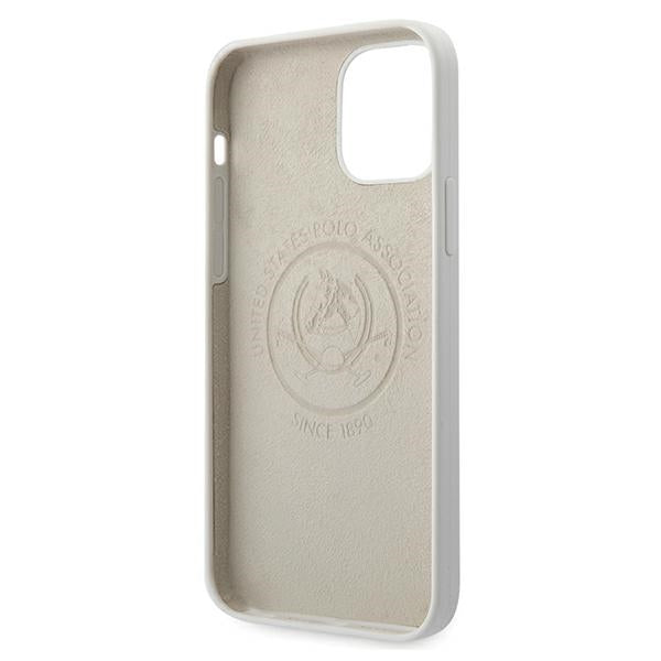 US Polo USHCP12MSLHRWH iPhone 12/12 Pro 6,1’’ biały/white Silicone Collection - Cell phone cases and covers<<<HurtelXML