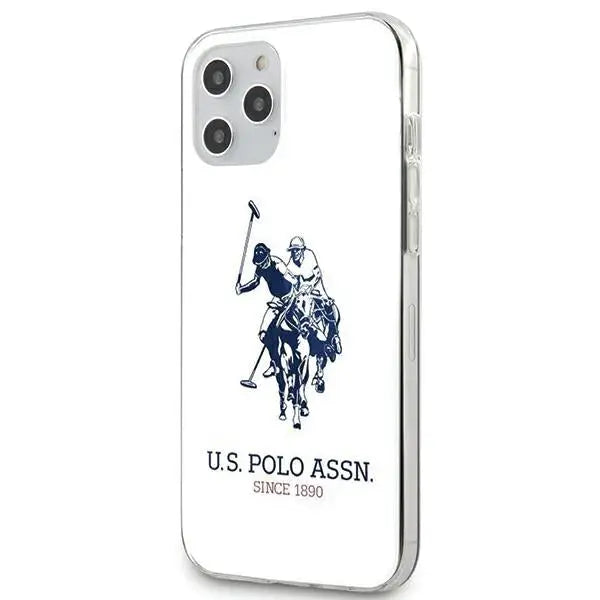 US Polo USHCP12MTPUHRWH iPhone 12/12 Pro 6.1’’ white Shiny Big Logo - Cell phone cases and covers<<<HurtelXML