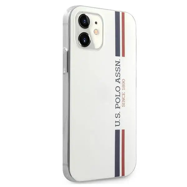 US Polo USHCP12SPCUSSWH iPhone 12 mini 5,4’’ biały/white Tricolor Collection - Cell phone cases and covers<<<HurtelXML