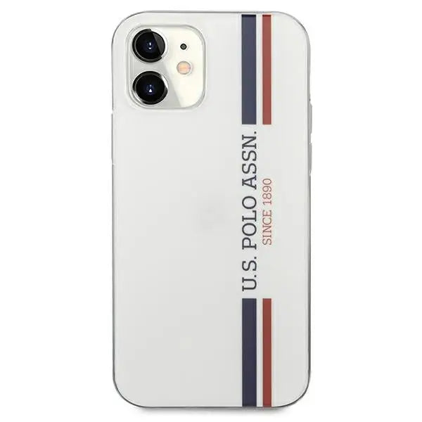 US Polo USHCP12SPCUSSWH iPhone 12 mini 5,4’’ biały/white Tricolor Collection - Cell phone cases and covers<<<HurtelXML