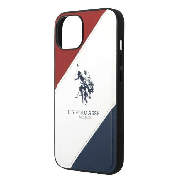 US Polo USHCP14SPSO3 iPhone 14 6.1’’ white/white Tricolor Embossed - Cell phone cases and covers<<<HurtelXML