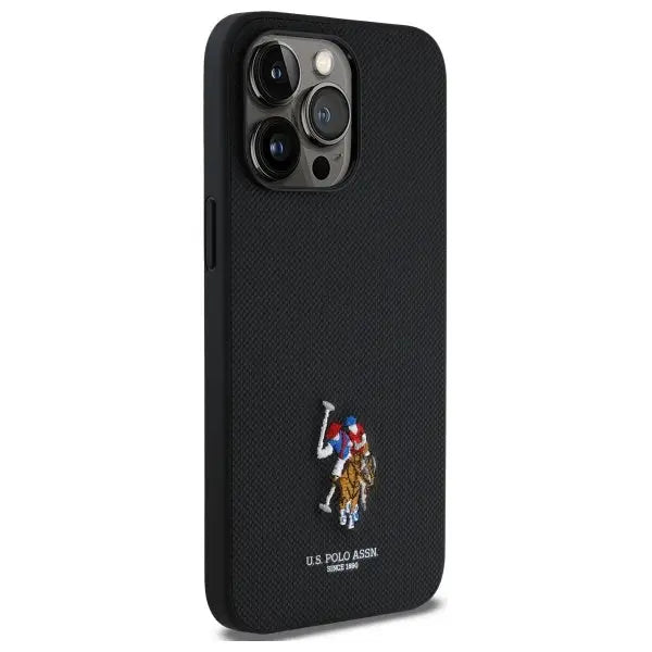 US Polo USHCP15XPEMK iPhone 15 Pro Max 6.7’’ black/black Embroidered DH Color - Cell phone cases and covers<<<HurtelXML