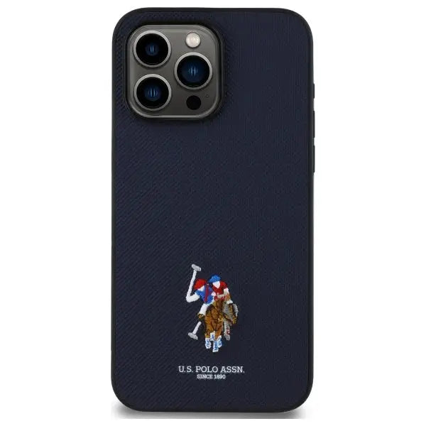 US Polo USHCP15XPEMV iPhone 15 Pro Max 6.7’’ Navy Embroidered DH Color - Cell phone cases and covers<<<HurtelXML