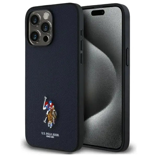 US Polo USHCP15XPEMV iPhone 15 Pro Max 6.7’’ Navy Embroidered DH Color - Cell phone cases and covers<<<HurtelXML