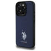 US Polo USHCP15XPGEV iPhone 15 Pro Max 6.7’’ Navy Leather Embroidered DH Color - Cell phone cases and covers<<<HurtelXML