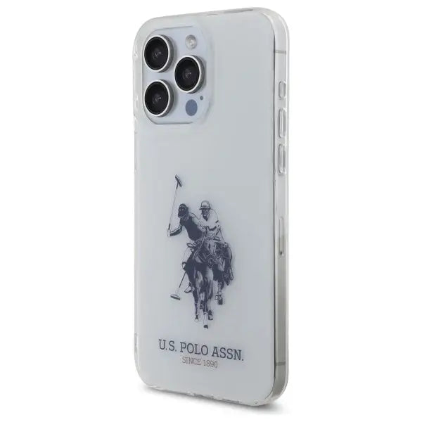 US Polo USHCP15XTPUHRBH iPhone 15 Pro Max 6.7’’ white Shiny Big Logo - Cell phone cases and covers<<<HurtelXML