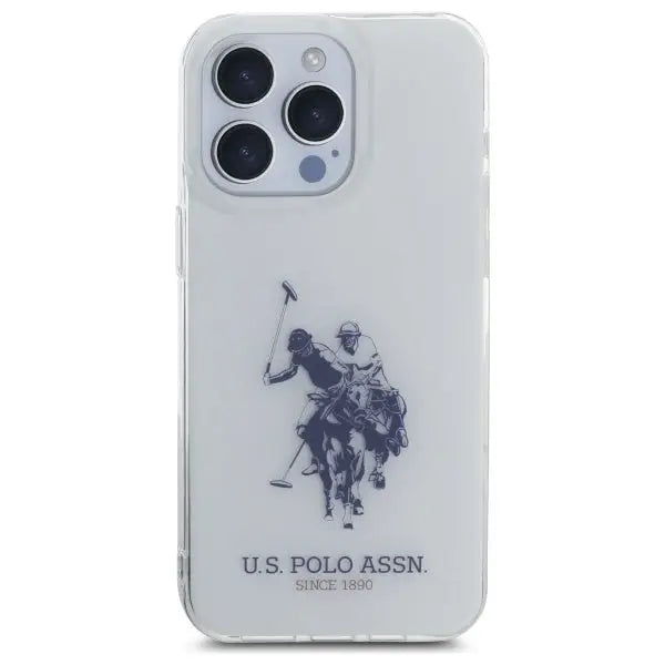 US Polo USHCP15XTPUHRBH iPhone 15 Pro Max 6.7’’ white Shiny Big Logo - Cell phone cases and covers<<<HurtelXML