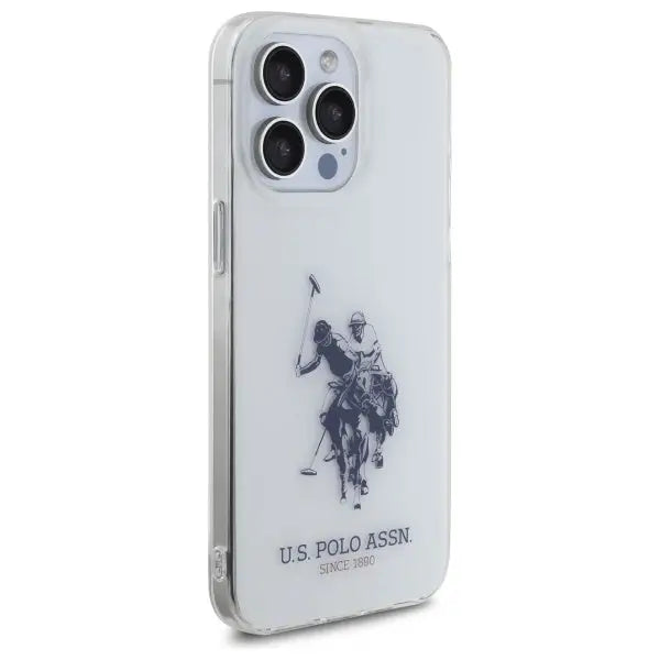 US Polo USHCP15XTPUHRBH iPhone 15 Pro Max 6.7’’ white Shiny Big Logo - Cell phone cases and covers<<<HurtelXML