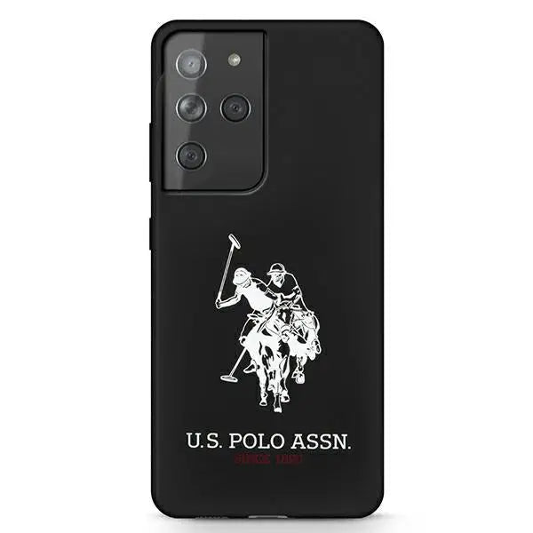 US Polo USHCS21LSLHRBK S21 Ultra G998 czarny/black Silicone Logo - Cell phone cases and covers<<<HurtelXML