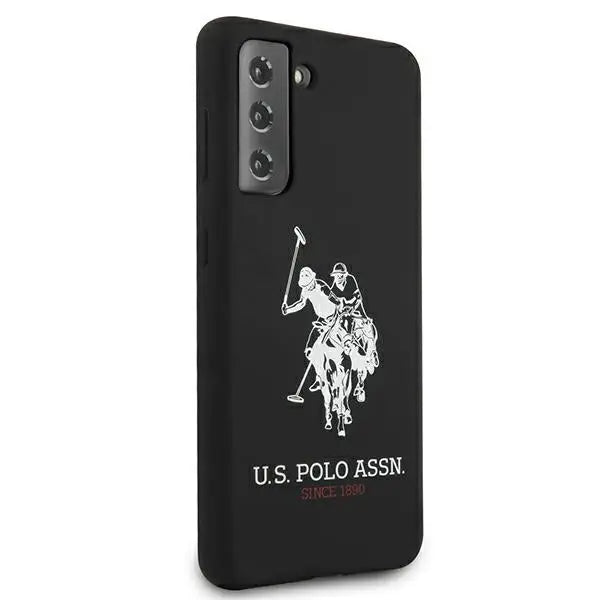 US Polo USHCS21MSLHRBK S21+ G996 czarny/black Silicone Logo - Cell phone cases and covers<<<HurtelXML