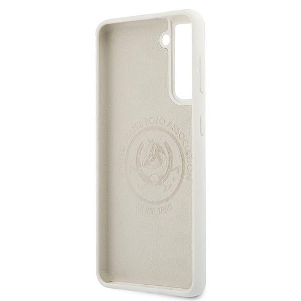 US Polo USHCS21MSLHRWH S21+ G996 biały/white Silicone Logo - Cell phone cases and covers<<<HurtelXML