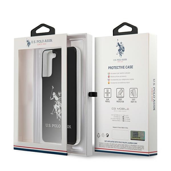 US Polo USHCS21MTPUHRBK S21+ G996 czarny/black Shiny Big Logo - Cell phone cases and covers<<<HurtelXML
