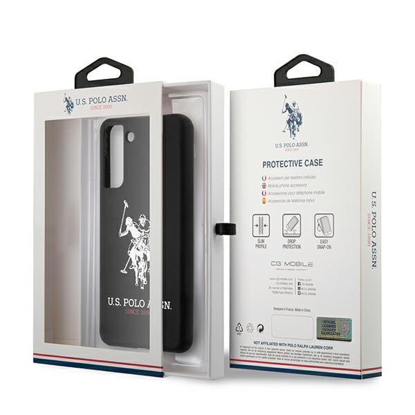 US Polo USHCS21SSLHRBK S21 G991 czarny/black Silicone Logo - Cell phone cases and covers<<<HurtelXML